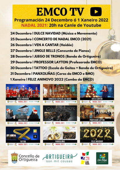 PROGRAMACION NADAL 2021 EMCO TV